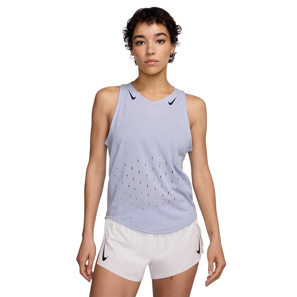 Nike Dri-Fit AeroSwift ADV Singlet Dame Lilla/Blå