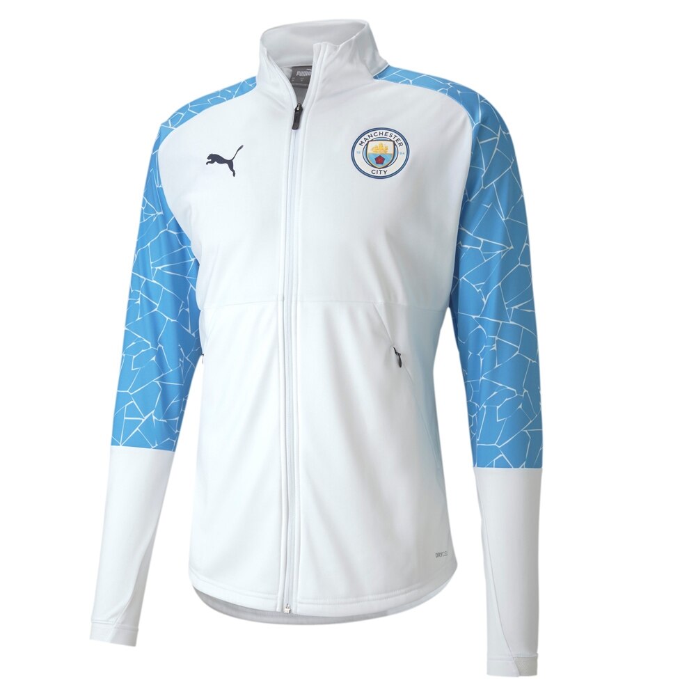 Puma Manchester City Stadium Fotballjakke 20/21 Hvit