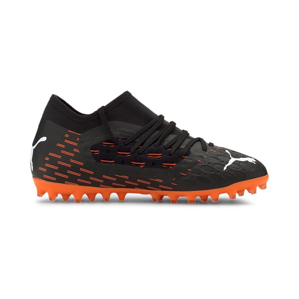 Puma FUTURE 6.3 NETFIT MG Fotballsko Barn Chasing Adrenaline Pack