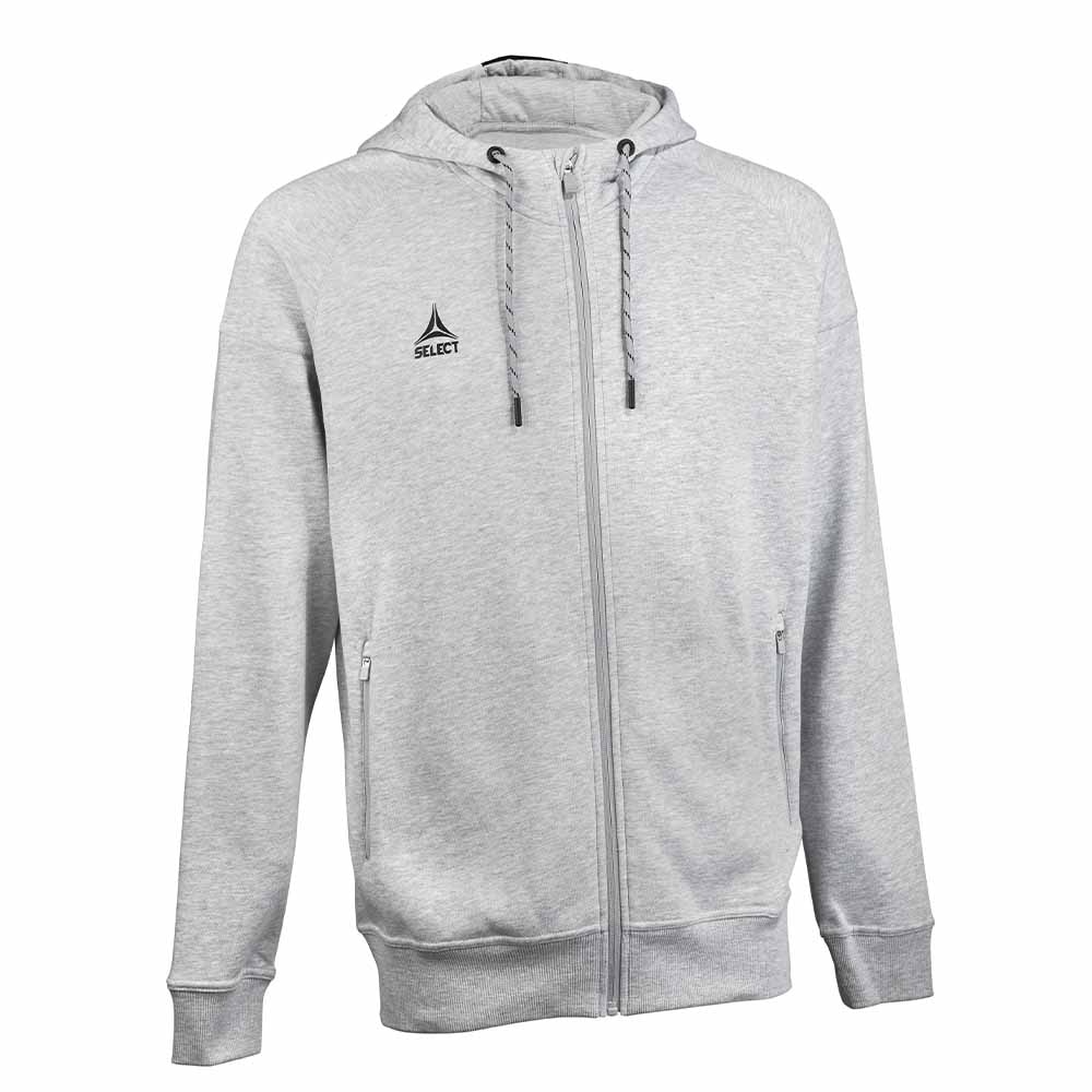Select Full-Zip Hettegenser Oxford 25 Grå 