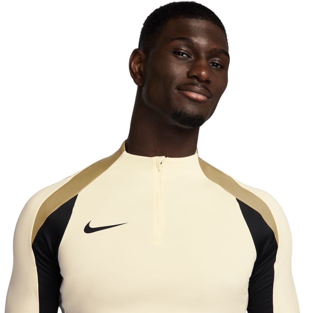 Nike Dri-FIT Strike Treningsgenser Beige/Sort