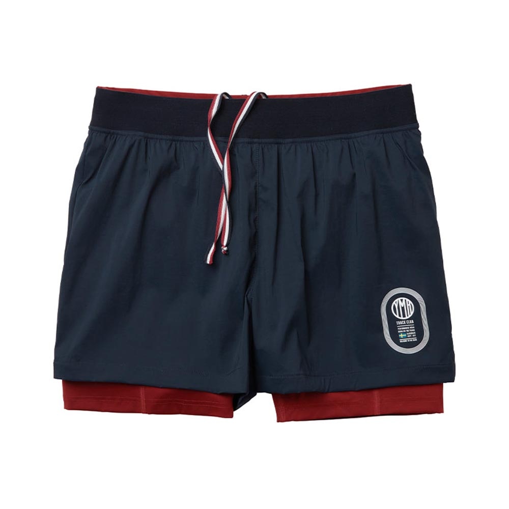 YMR Track Club Stadion 2in1 Løpeshorts Herre