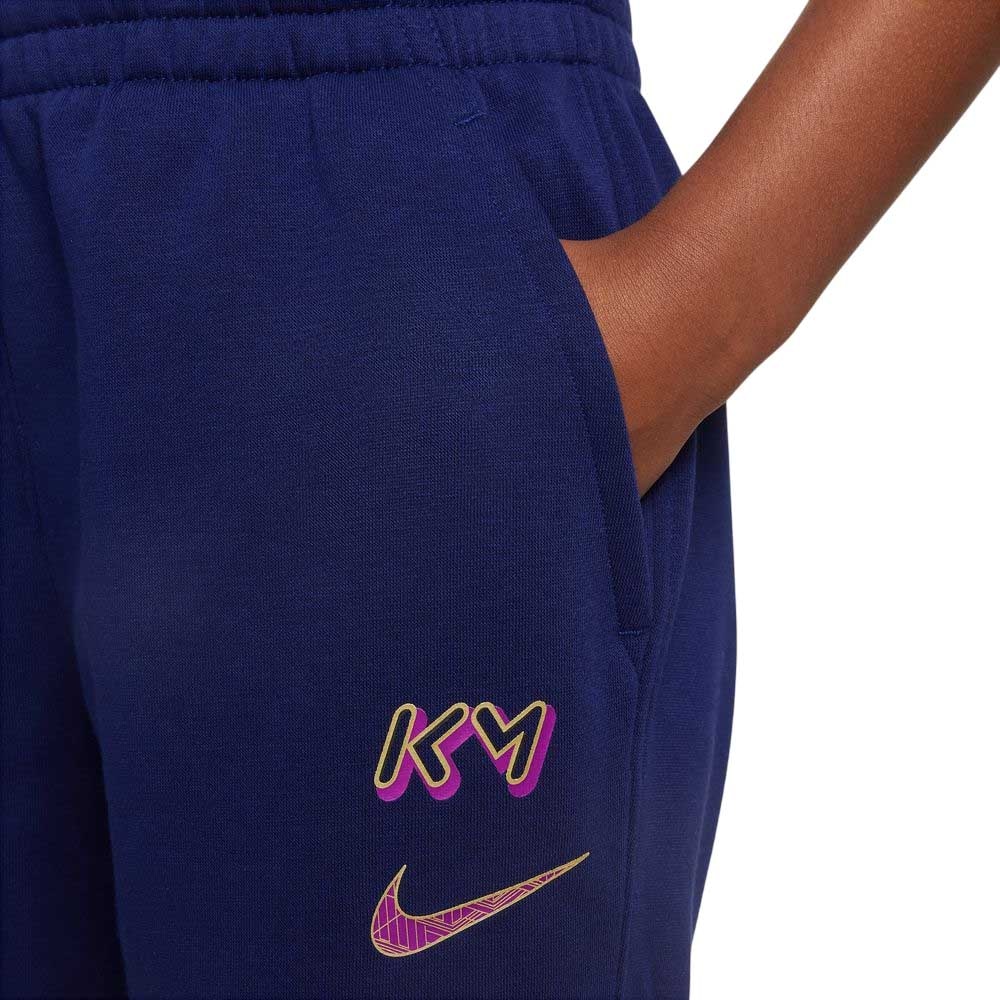 Nike Mbappé Club Fleece Fritidsbukse Barn Blå/Lilla