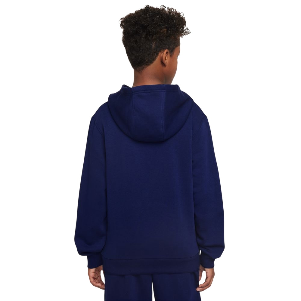 Nike Mbappé Club Fleece Hettegenser Barn Blå/Lilla