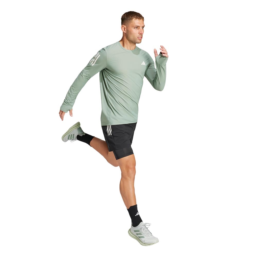 Adidas Own The Run CLIMACOOL 2in1 Løpeshorts Herre Sort