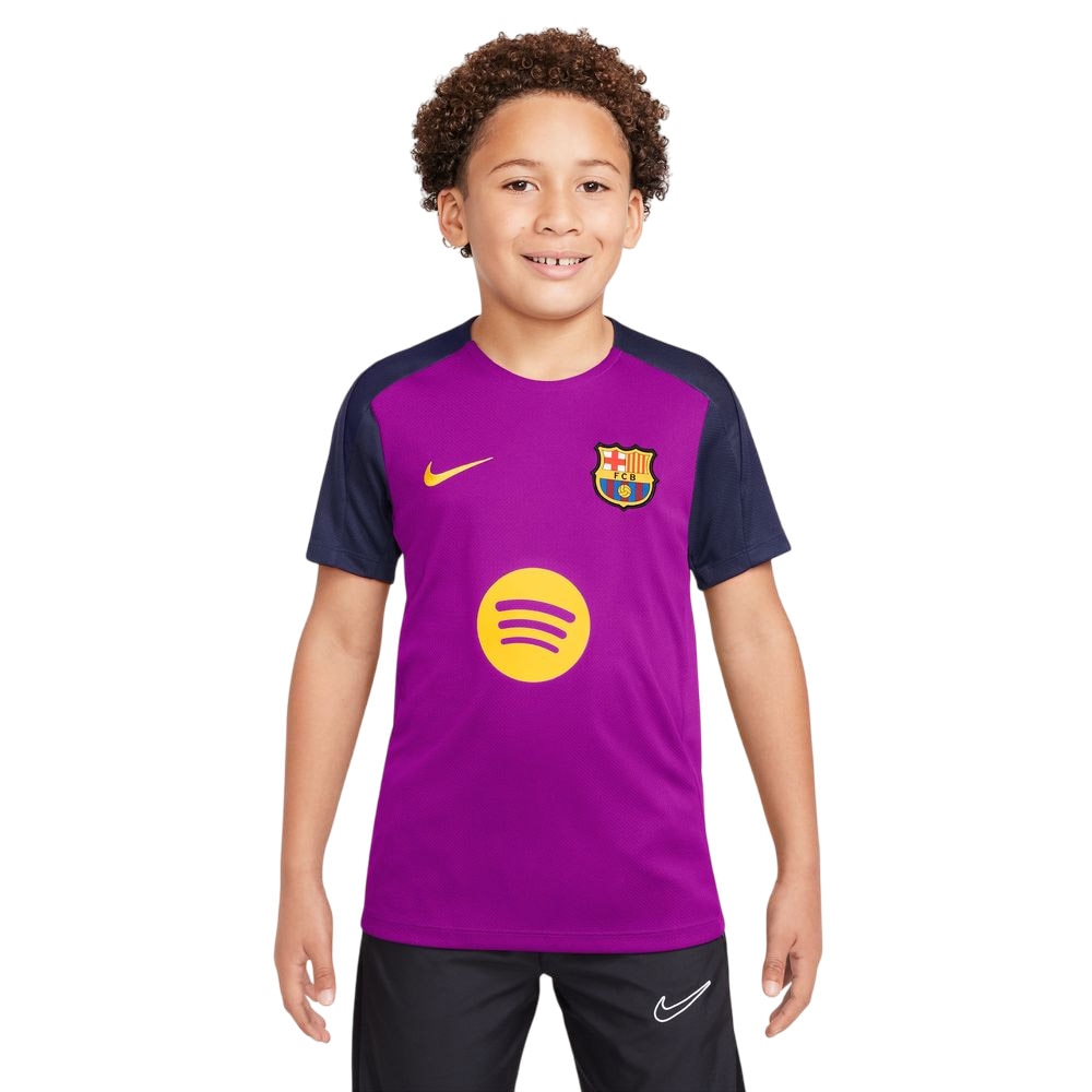 Nike FC Barcelona Dri-FIT Strike Treningstrøye Barn 25/26 Lilla