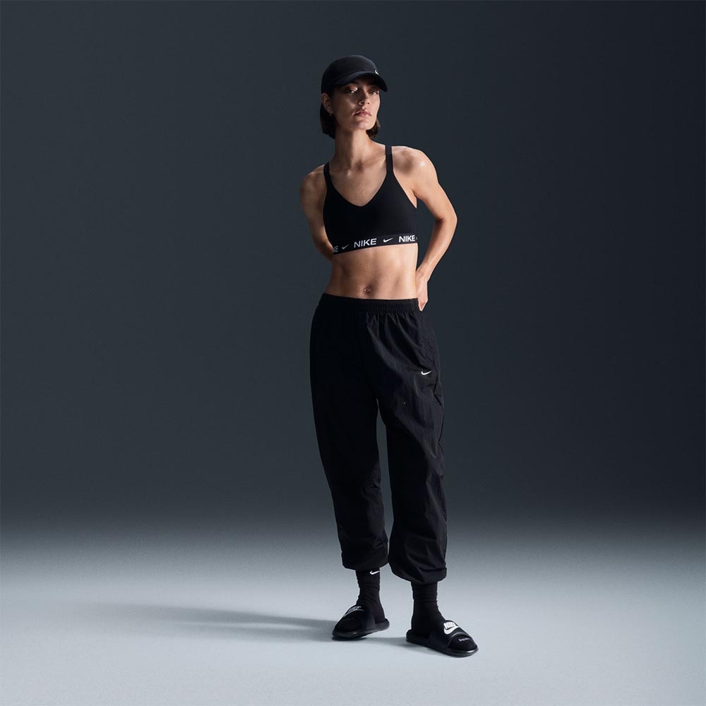 Nike Dri-Fit Indy Medium Support Sports-BH Sort/Hvit