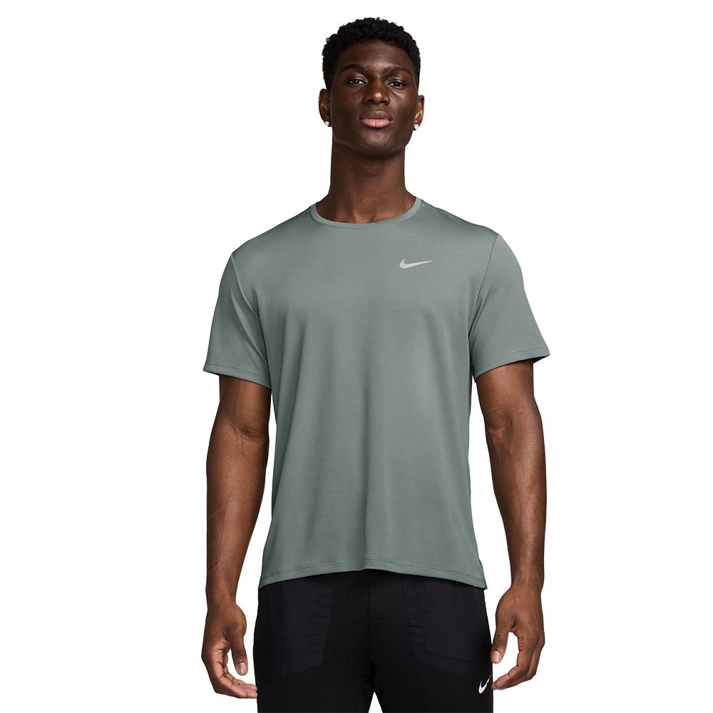 Nike Dri-Fit Miler Kortermet Trøye Herre Grå
