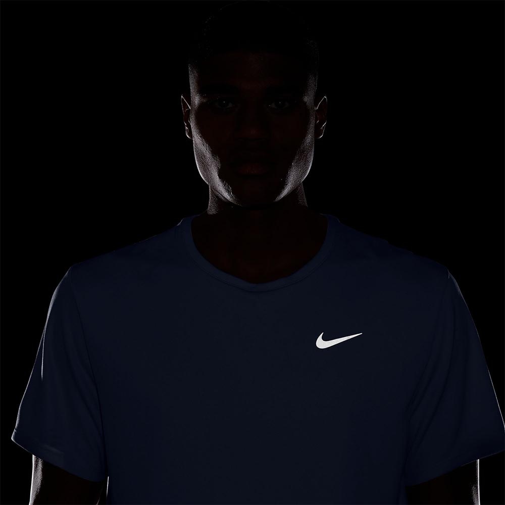 Nike Dri-Fit Miler Kortermet Trøye Herre Lys Blå
