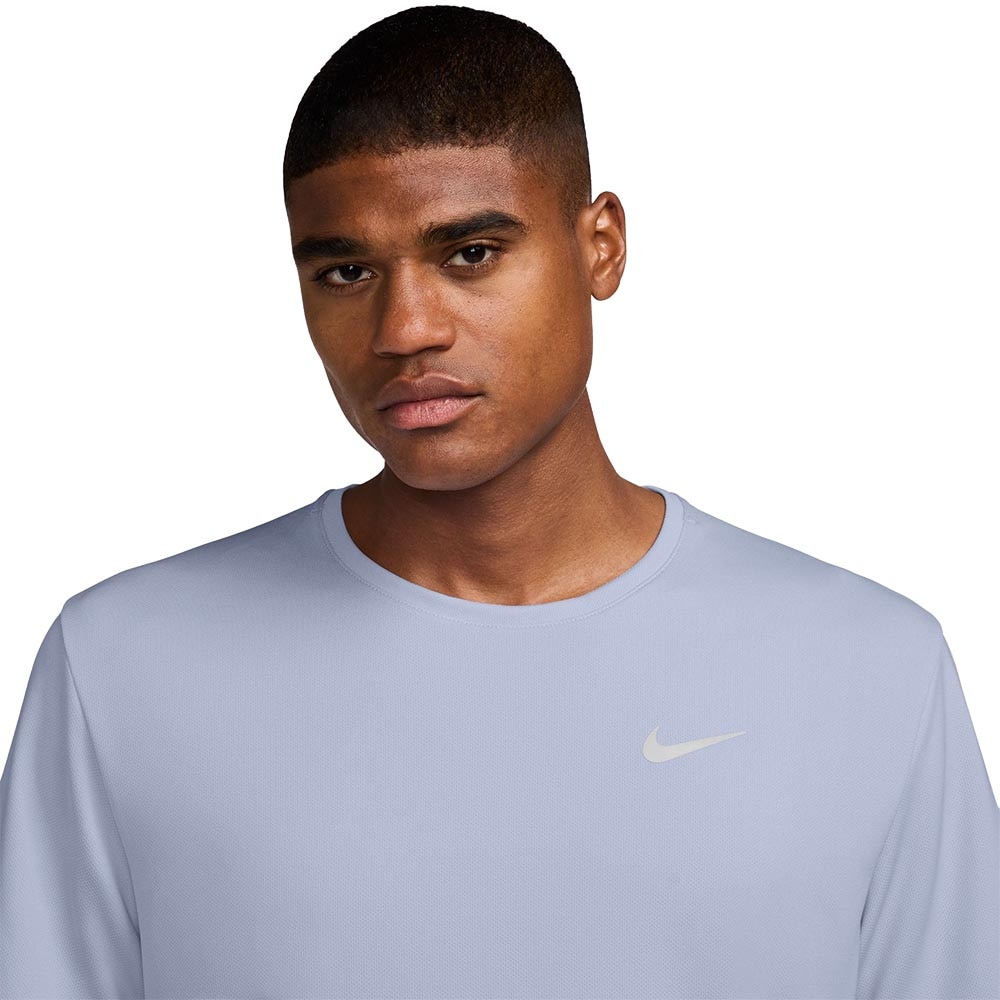 Nike Dri-Fit Miler Kortermet Trøye Herre Lys Blå