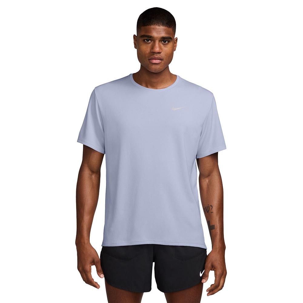 Nike Dri-Fit Miler Kortermet Trøye Herre Lys Blå
