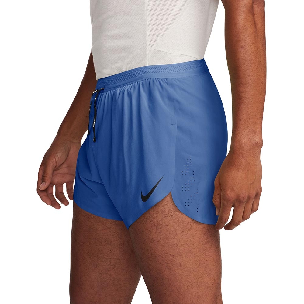 Nike AeroSwift Dri-Fit ADV 4in Løpeshorts Herre Blå/Sort