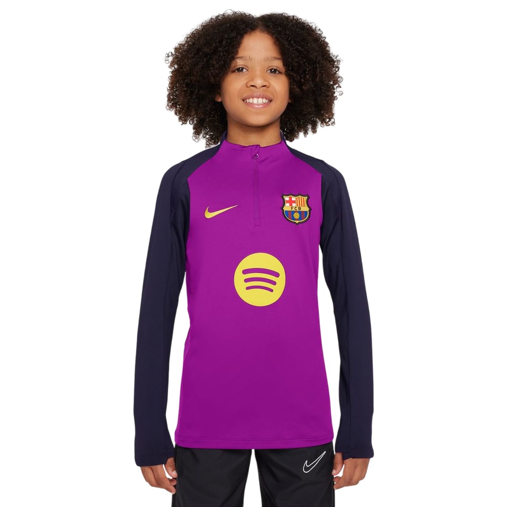 Nike FC Barcelona Dri-FIT Strike Treningsgenser Barn 25/26 Lilla