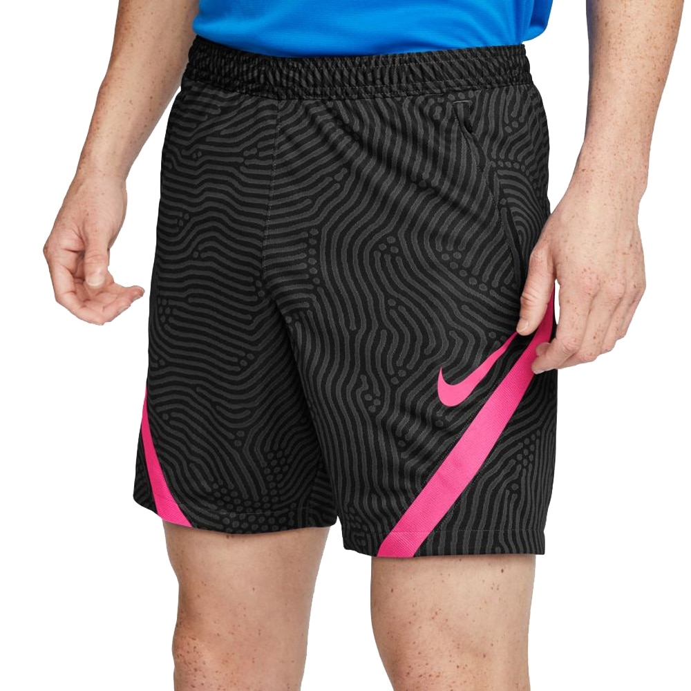 Nike Dry Strike Fotballshorts Knit Sort/Rosa