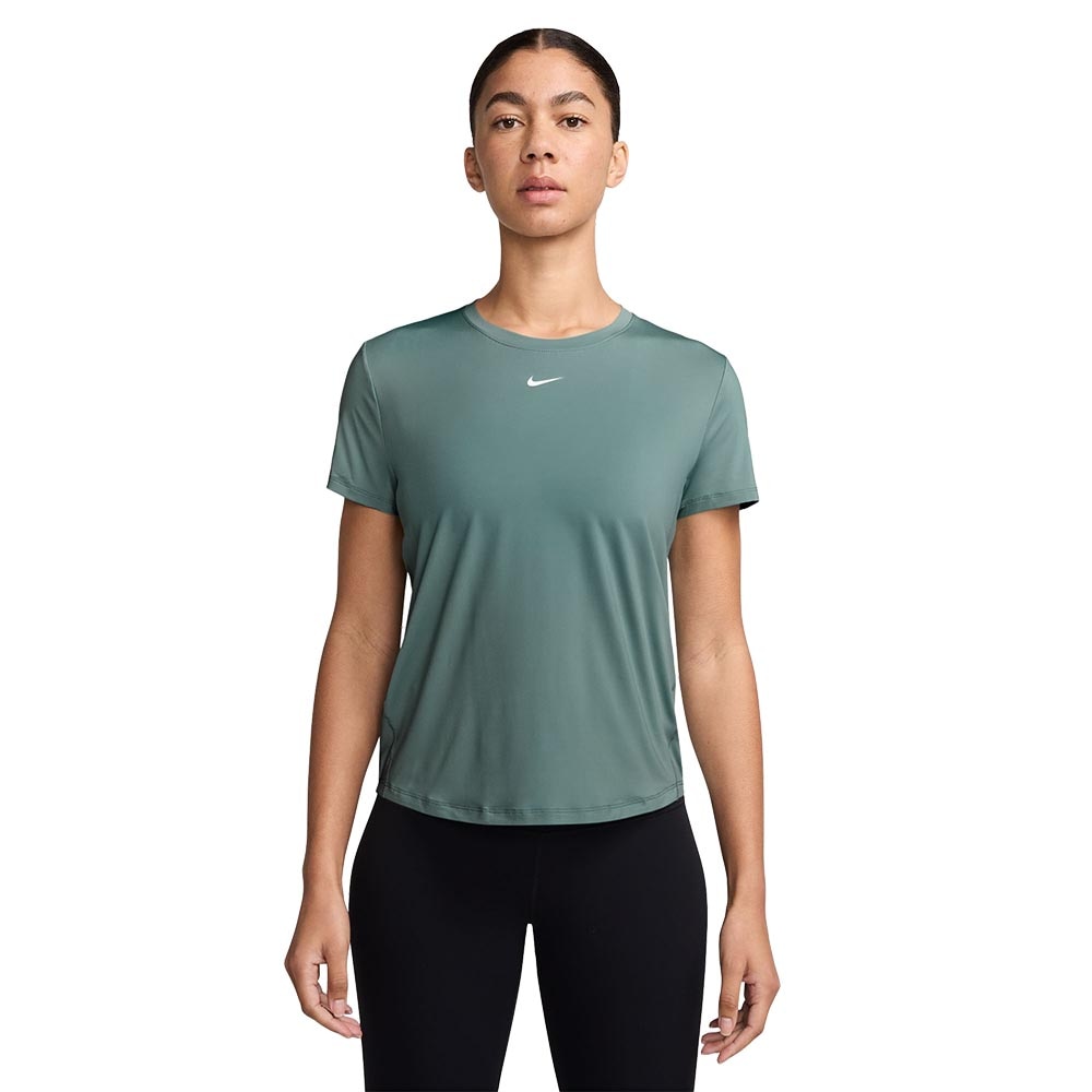 Nike Dri-Fit One Classic Kortermet Trøye Dame Grønn/Blå