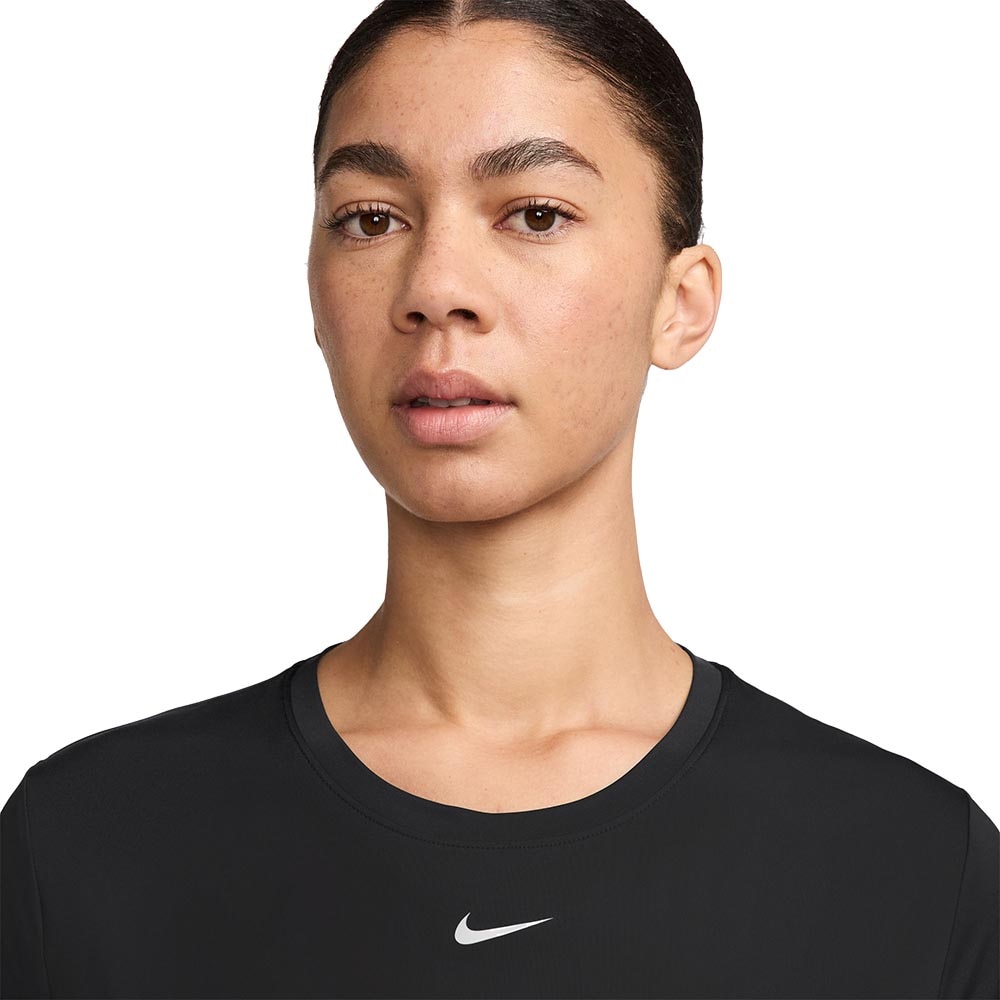 Nike Dri-Fit One Classic Kortermet Trøye Dame Sort