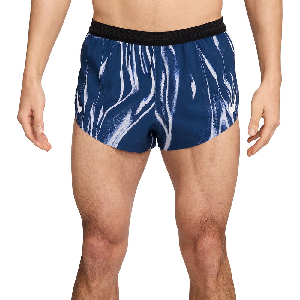 Nike Dri-Fit ADV AeroSwift 2" Løpeshorts Herre Blå/Hvit