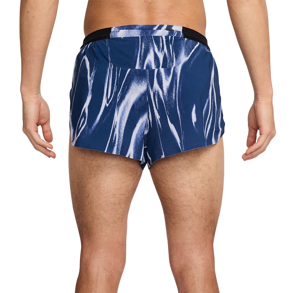 Nike Dri-Fit ADV AeroSwift 2" Løpeshorts Herre Blå/Hvit