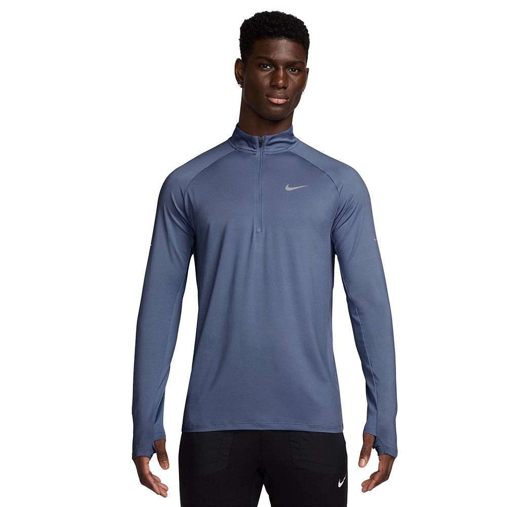 Nike Dri-Fit Stride Half-Zip Langermet Trøye Herre Blå