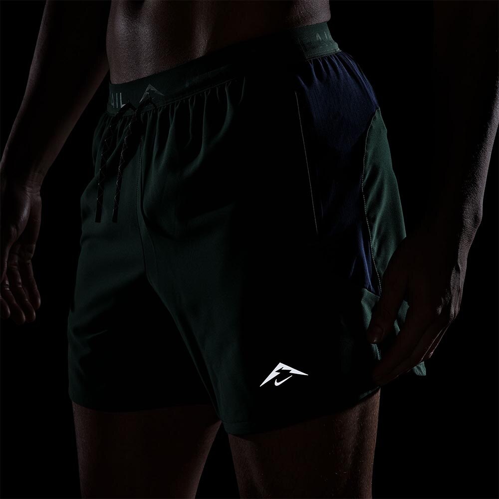 Nike Dri-Fit Trail 6" Brief-Lined Løpeshorts Herre Grønn
