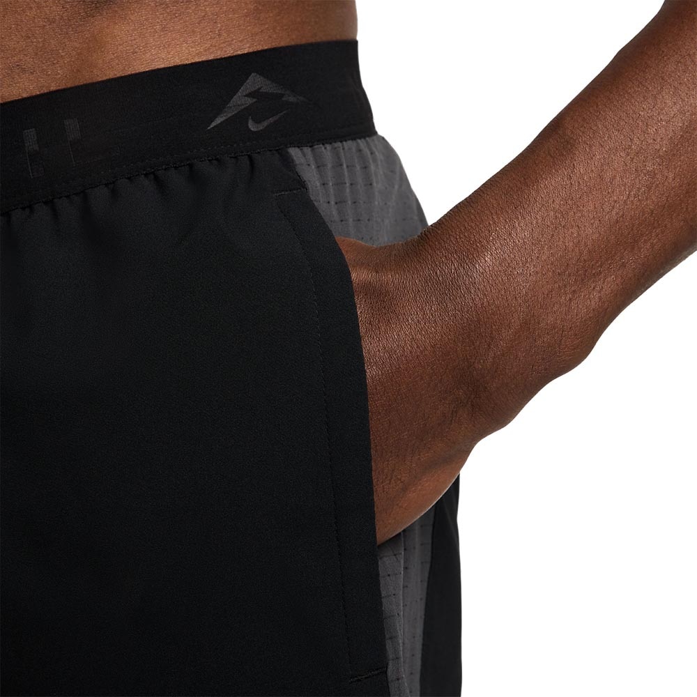 Nike Dri-Fit Trail 6" Brief-Lined Løpeshorts Herre Sort