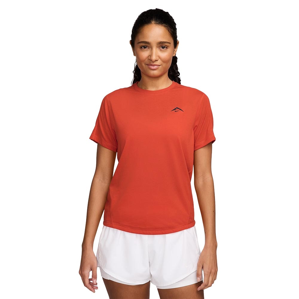 NikeNike Dri-Fit Trail Kortermet Trøye Dame Rød