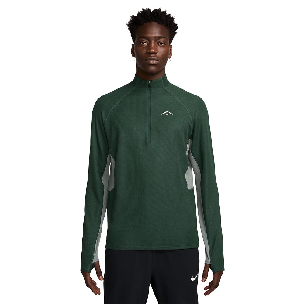 Nike Dri-Fit Trail Midlayer Half-Zip Herre Grønn/Grå