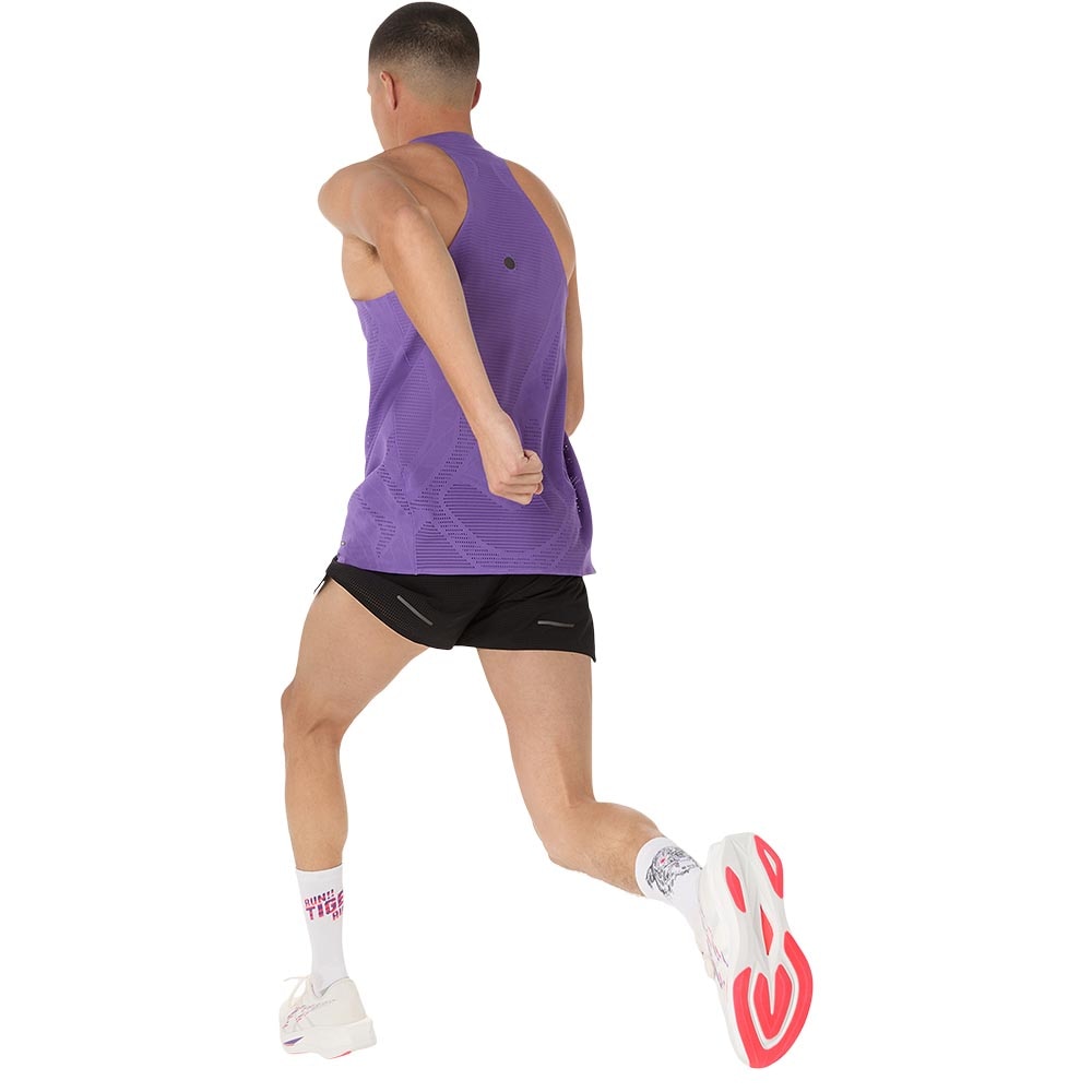 Asics MetaRun Singlet Herre Lilla