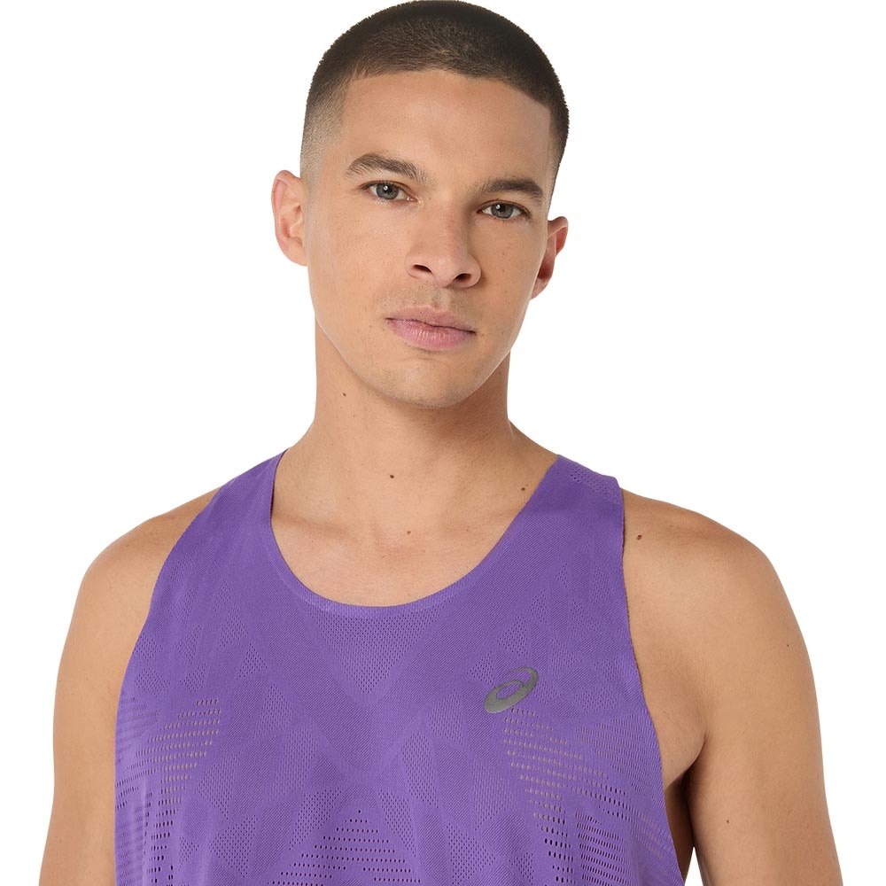 Asics MetaRun Singlet Herre Lilla
