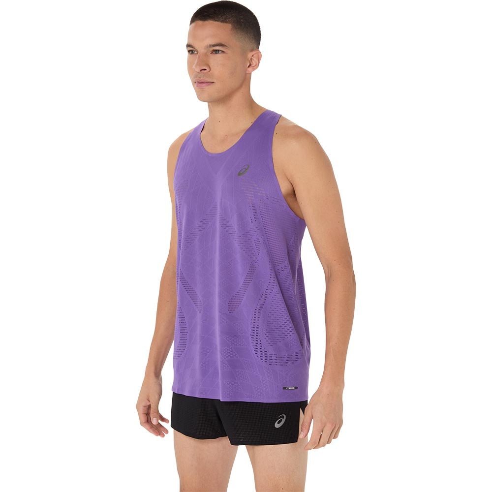 Asics MetaRun Singlet Herre Lilla