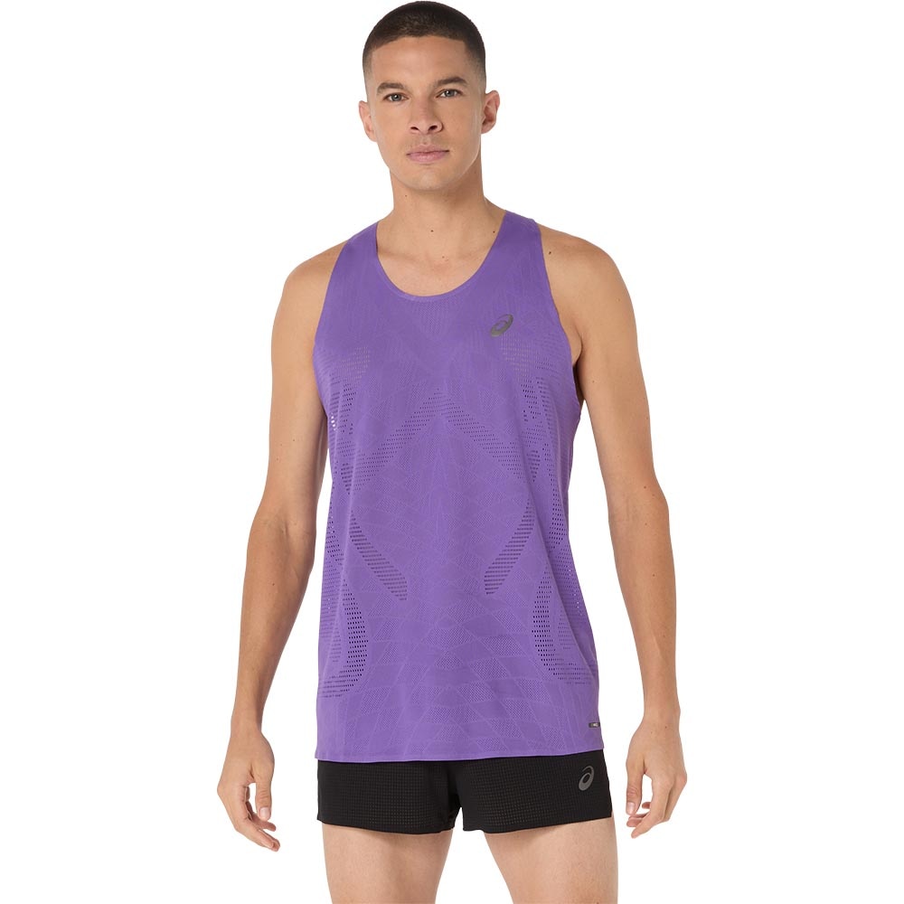 Asics MetaRun Singlet Herre Lilla