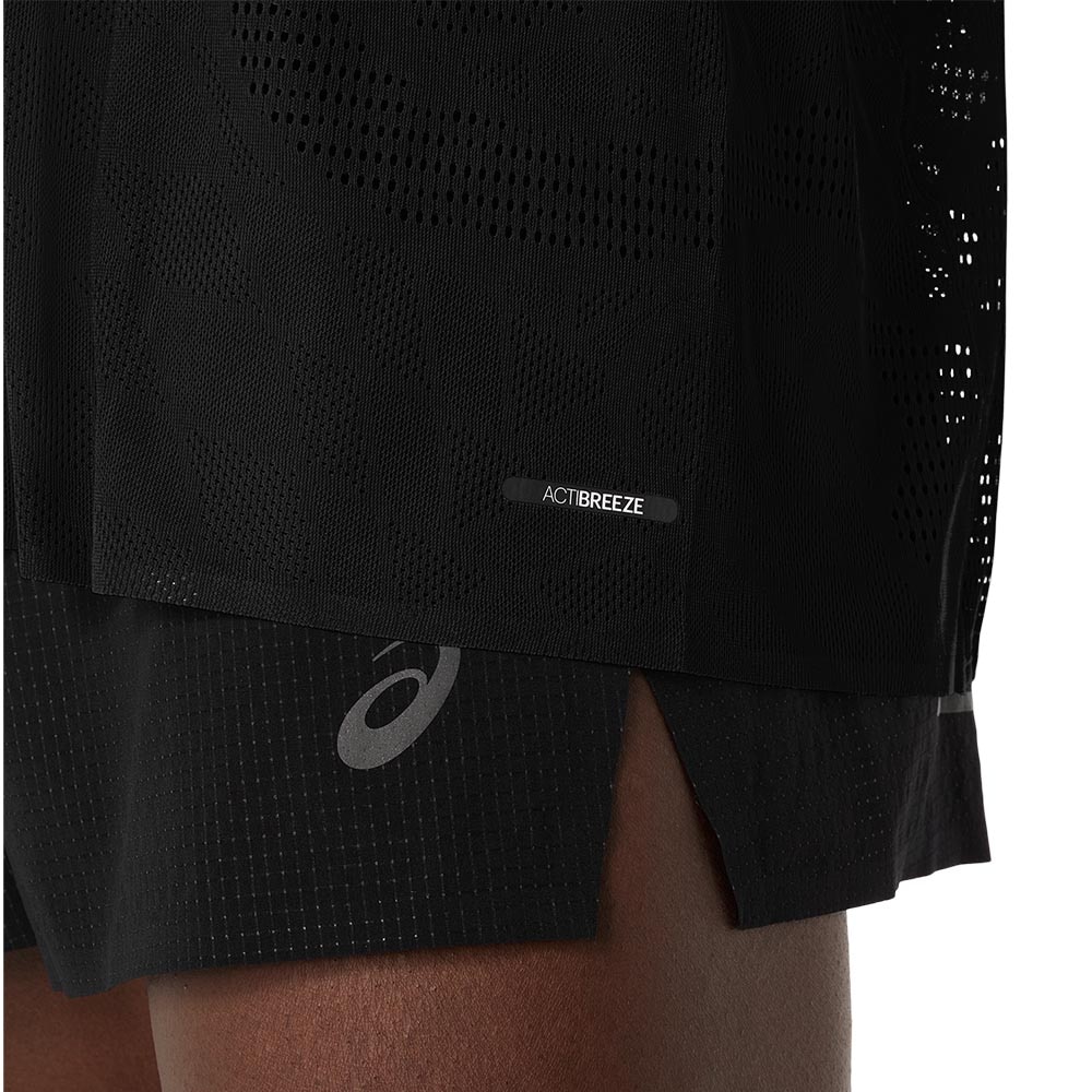 Asics MetaRun Singlet Herre Sort