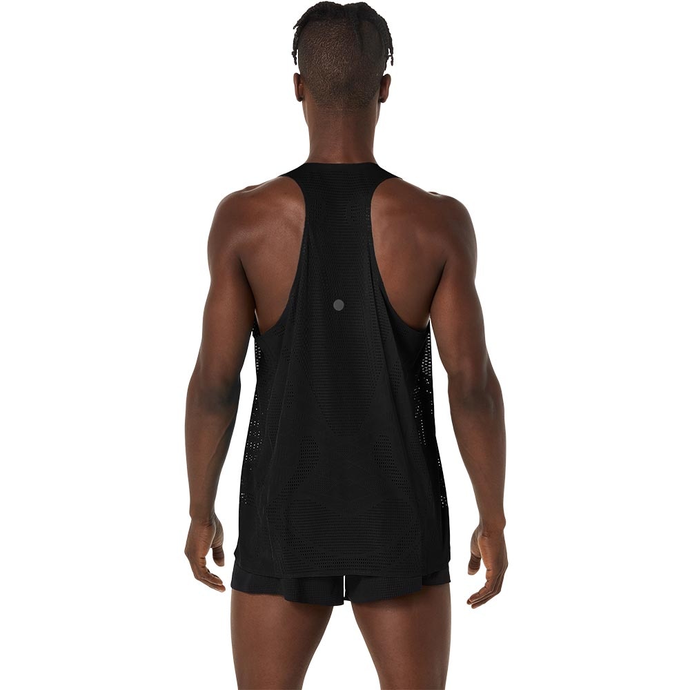 Asics MetaRun Singlet Herre Sort