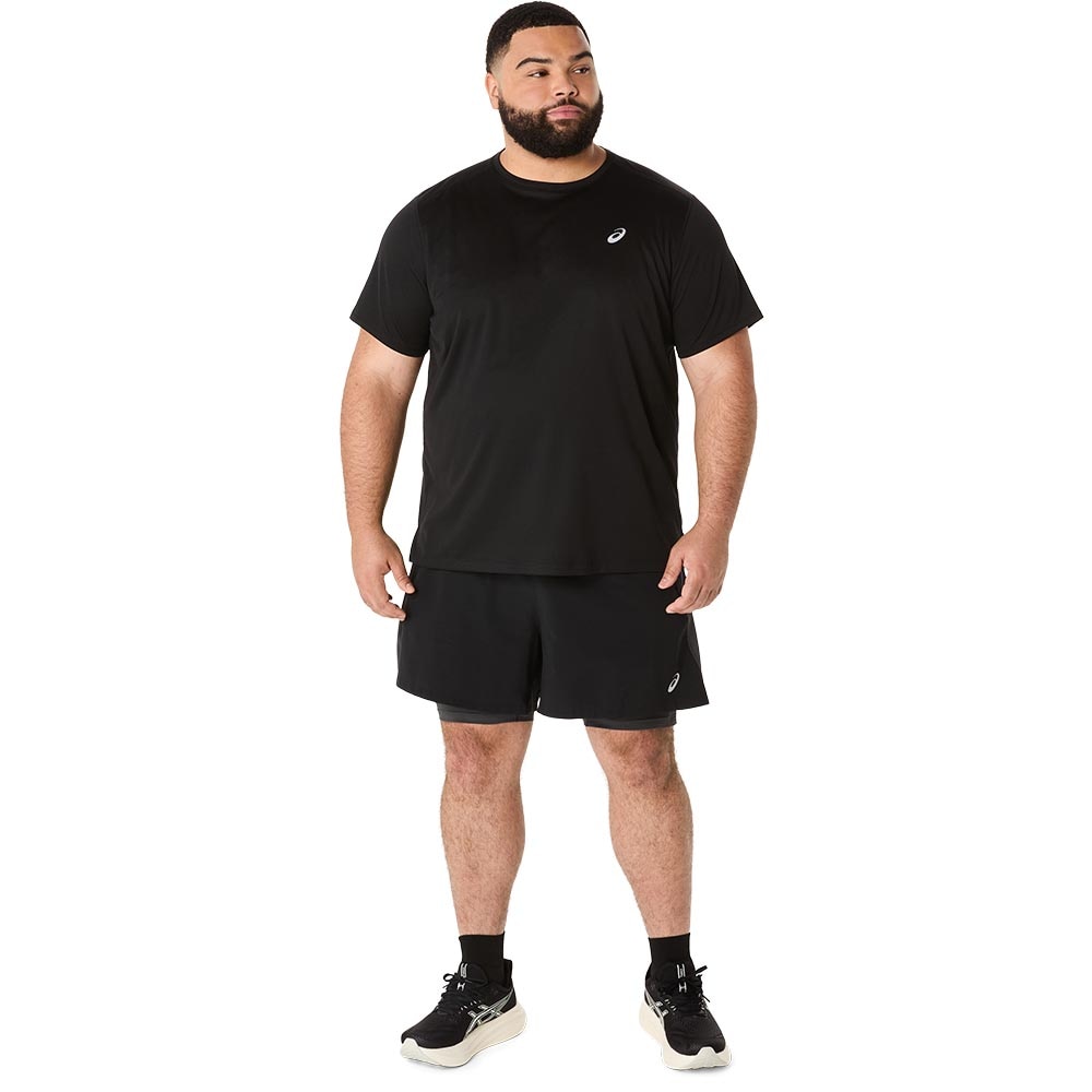 Asics Road 2in1 Løpeshorts Herre Sort
