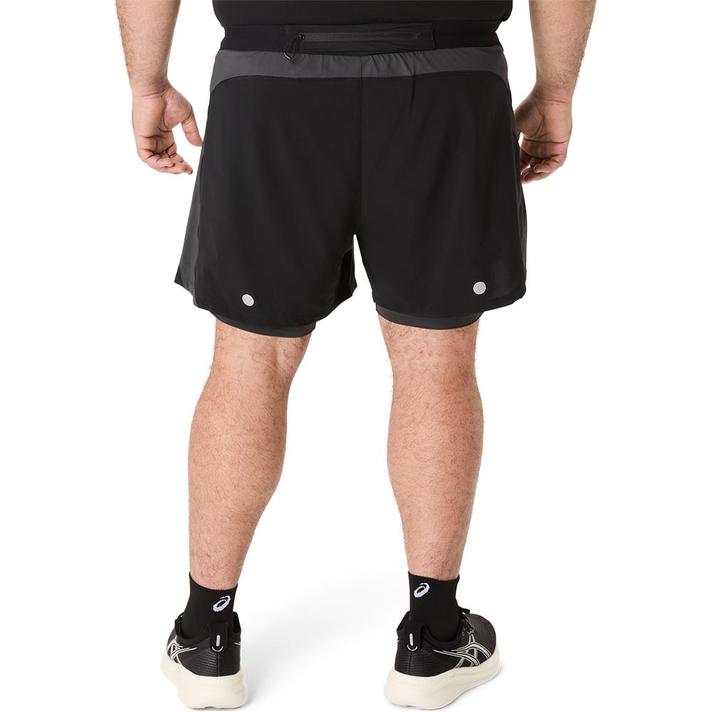 Asics Road 2in1 Løpeshorts Herre Sort