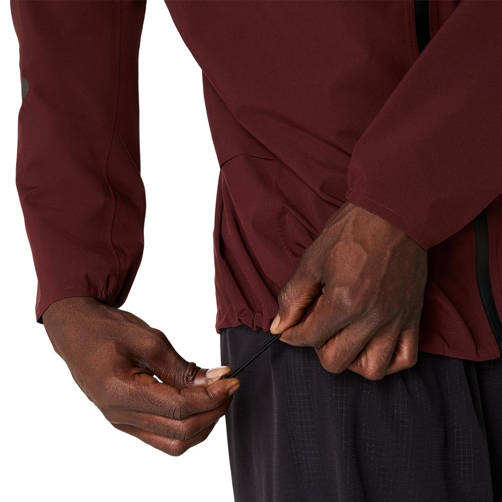 Asics Metarun Waterproof Løpejakke Herre Burgunder