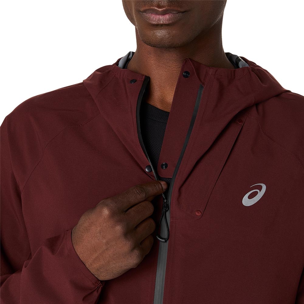 Asics Metarun Waterproof Løpejakke Herre Burgunder