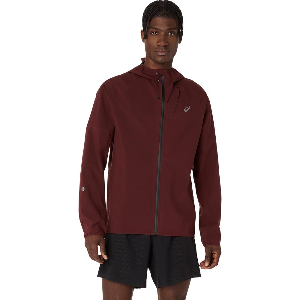 Asics Metarun Waterproof Løpejakke Herre Burgunder