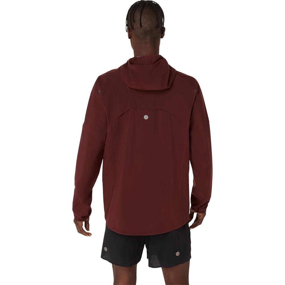 Asics Metarun Waterproof Løpejakke Herre Burgunder