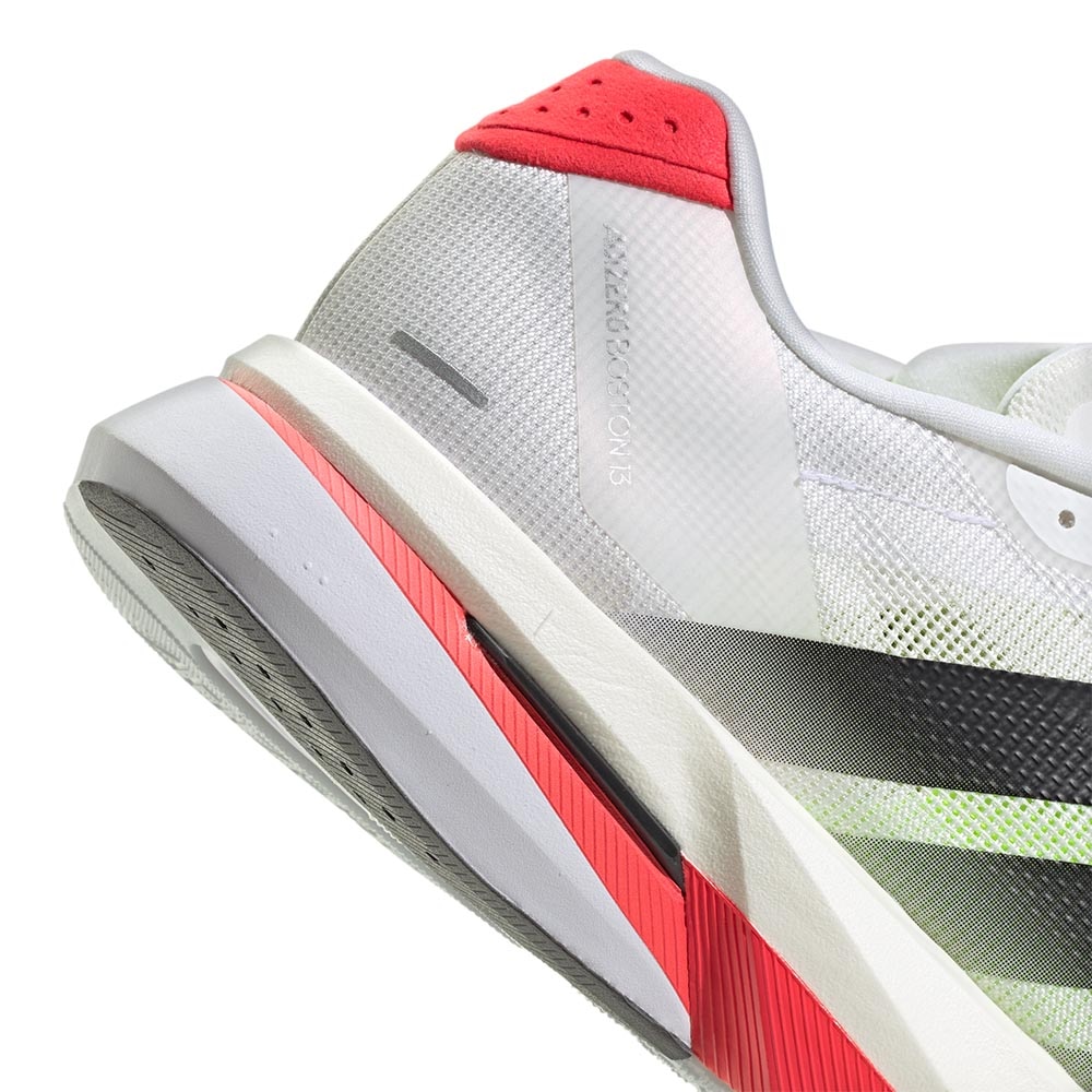 Adidas Adizero Boston 13 Joggesko Herre Hvit/Sort/Rød