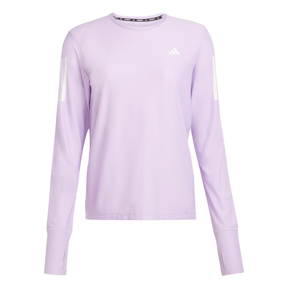 Adidas Own The Run Langermet Trøye Dame Lilla/Hvit