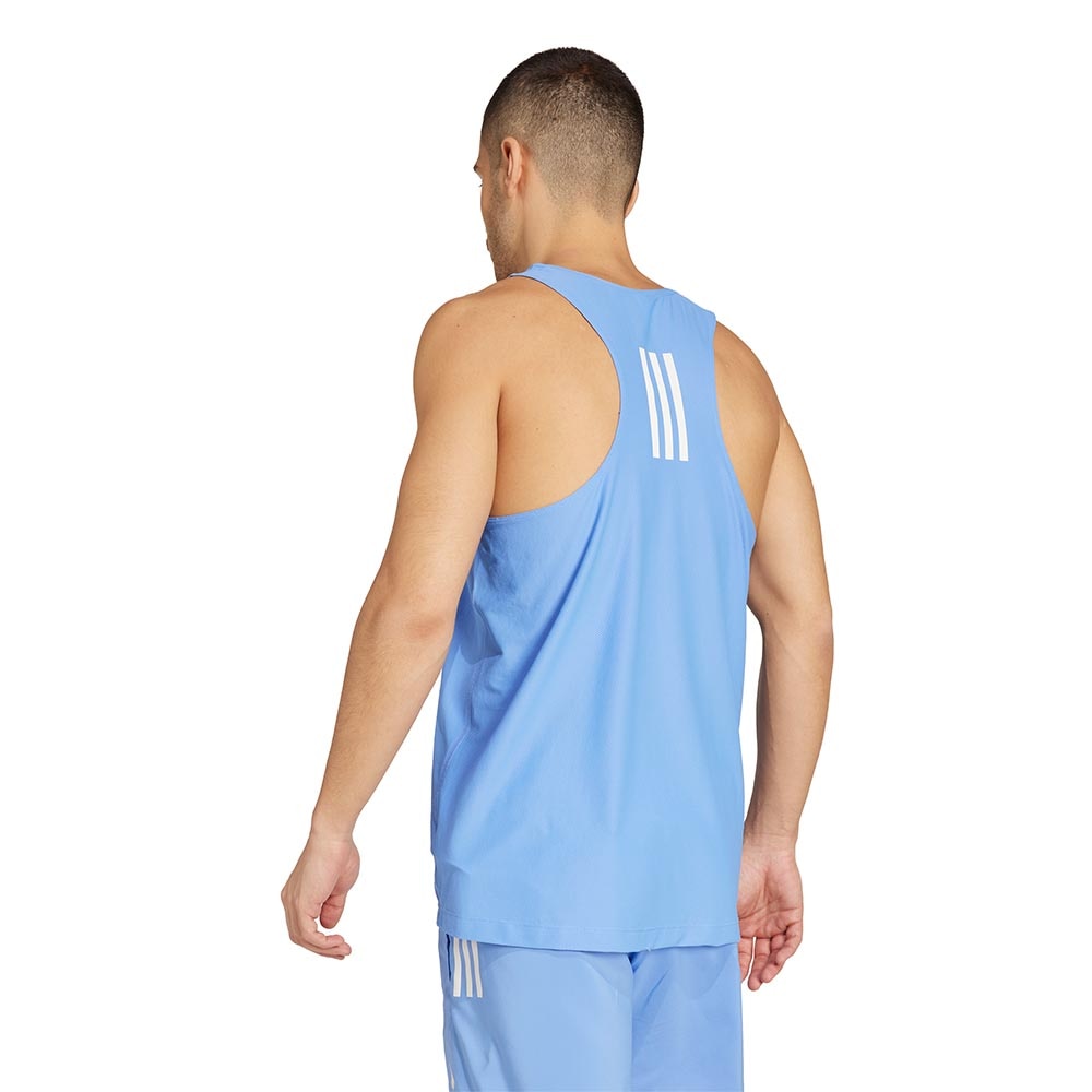 Adidas Own The Run Tank Herre Blå/Hvit