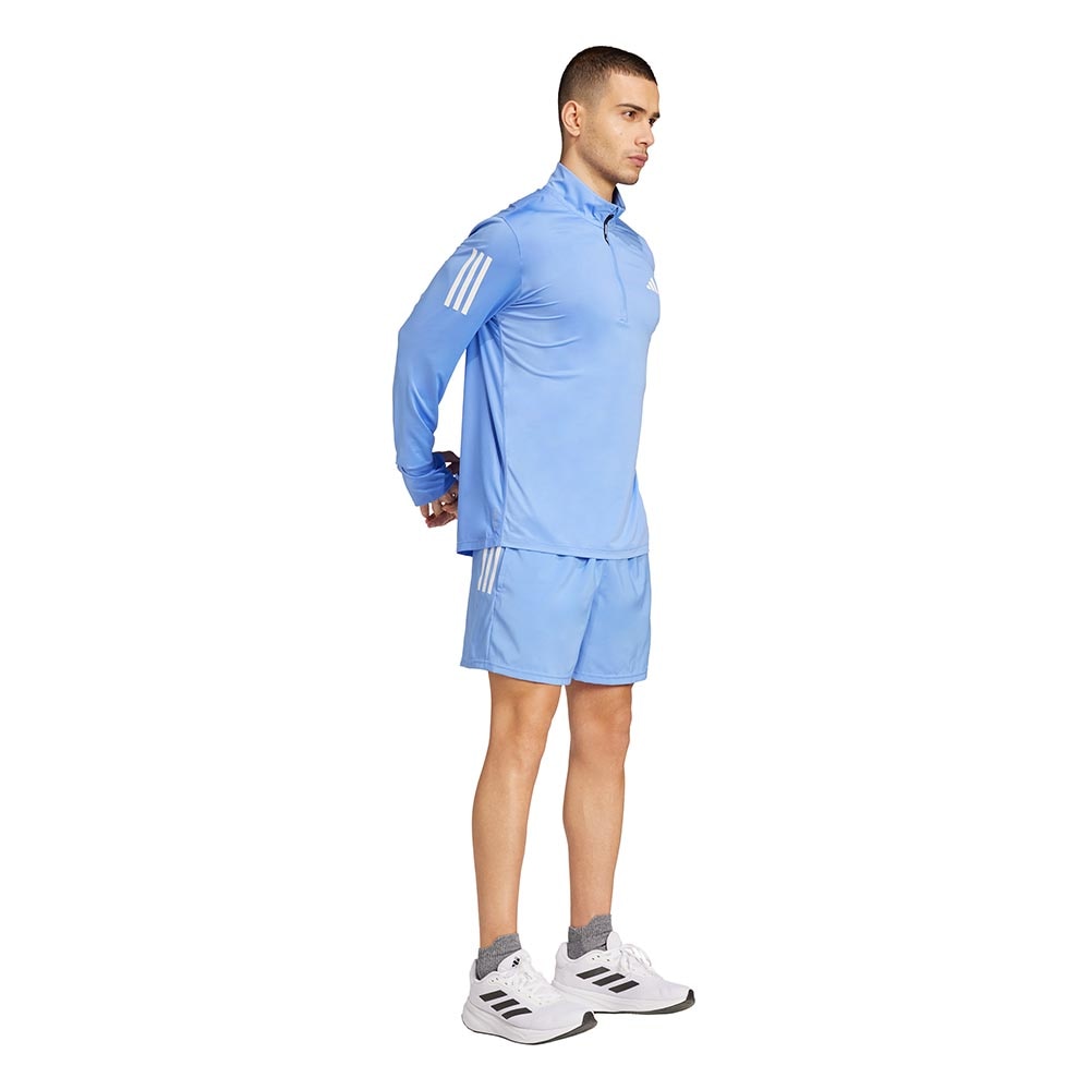 Adidas Own The Run Half-Zip Trøye Herre Blå/Hvit