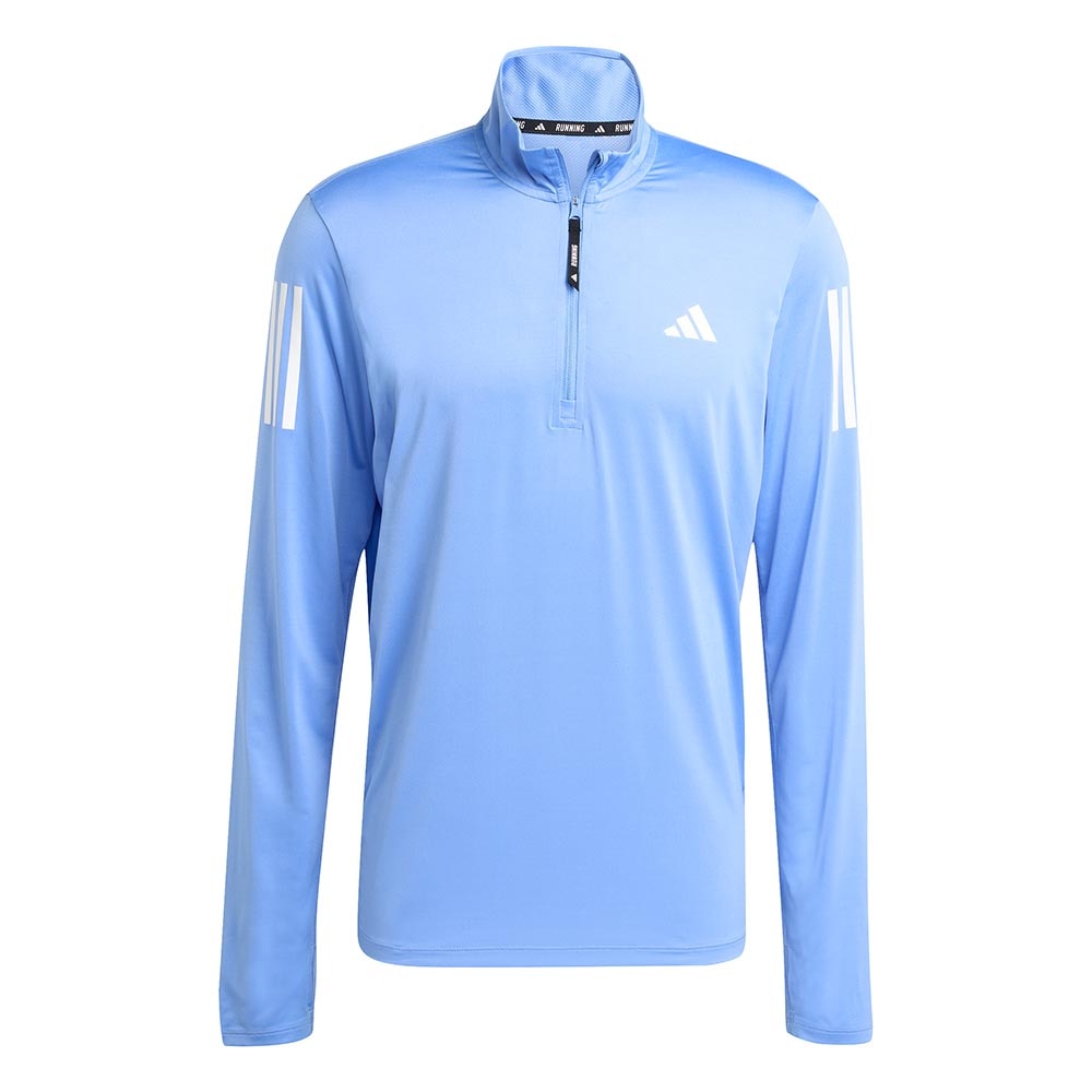 Adidas Own The Run Half-Zip Trøye Herre Blå/Hvit