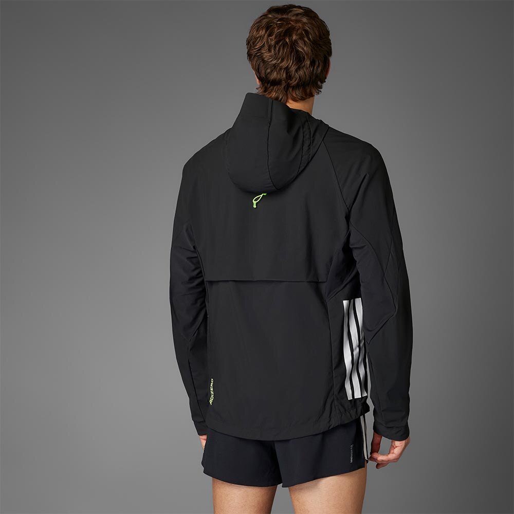 Adidas Adizero Running Løpejakke Herre Sort/Hvit