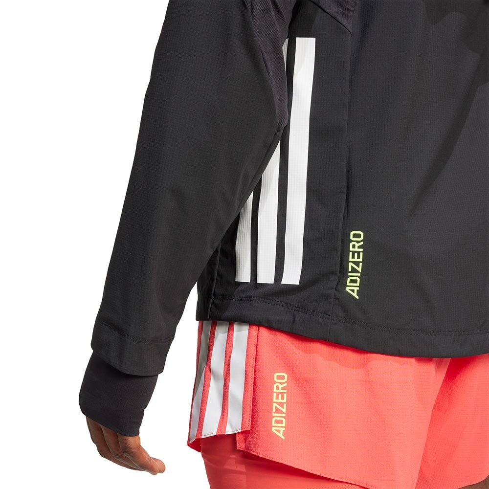 Adidas Adizero Running Løpejakke Herre Sort/Hvit