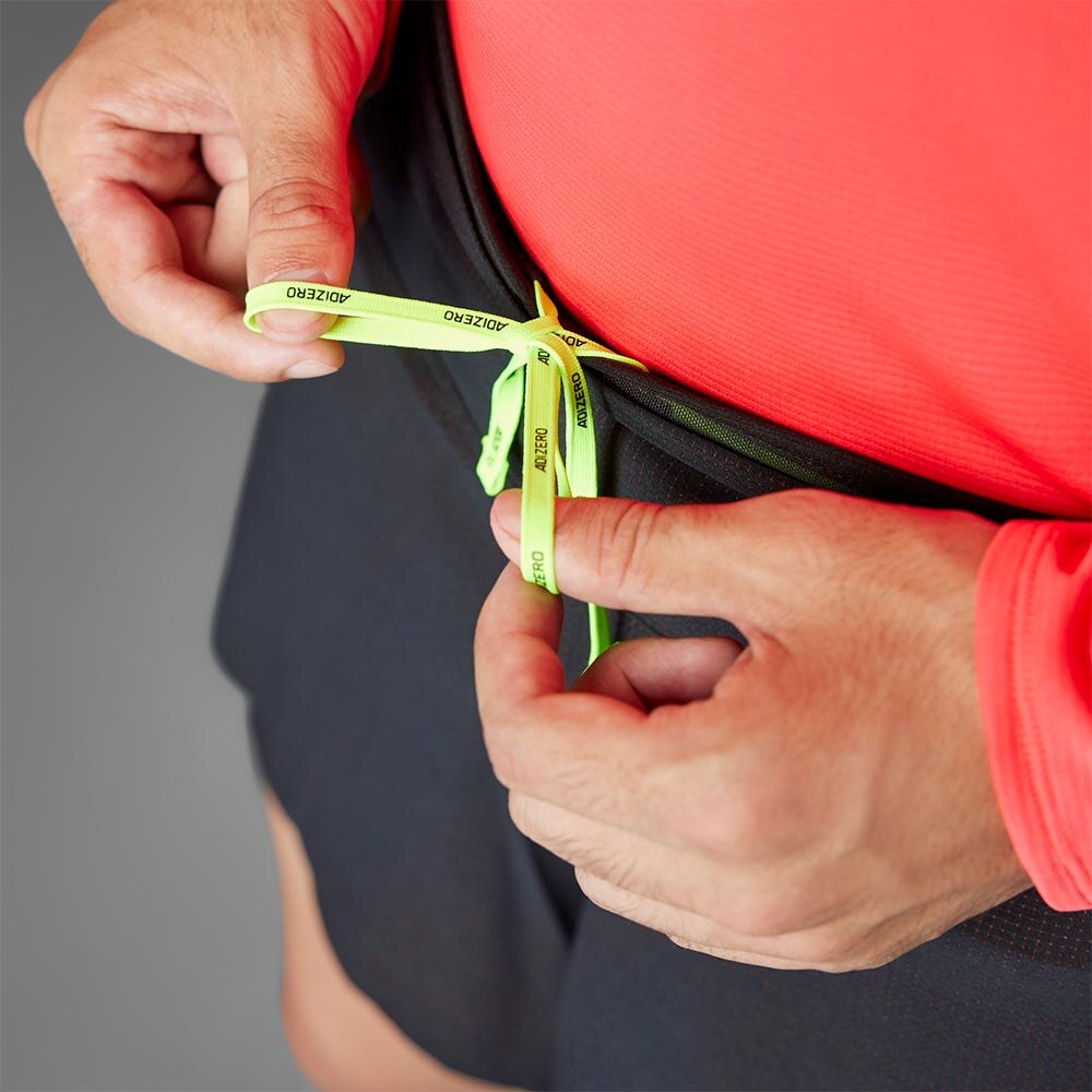Adidas Adizero 2in1 Gel Pocket Løpeshorts Herre Sort/Hvit