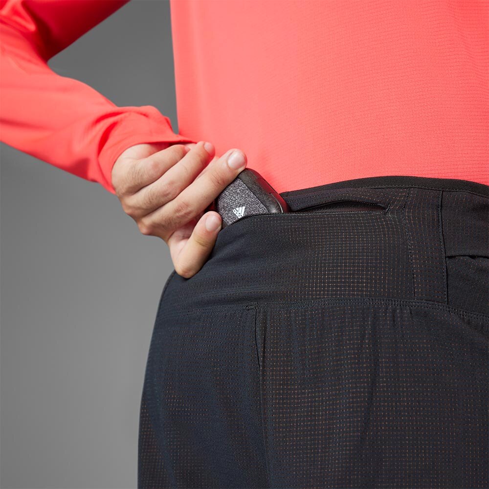 Adidas Adizero 2in1 Gel Pocket Løpeshorts Herre Sort/Hvit