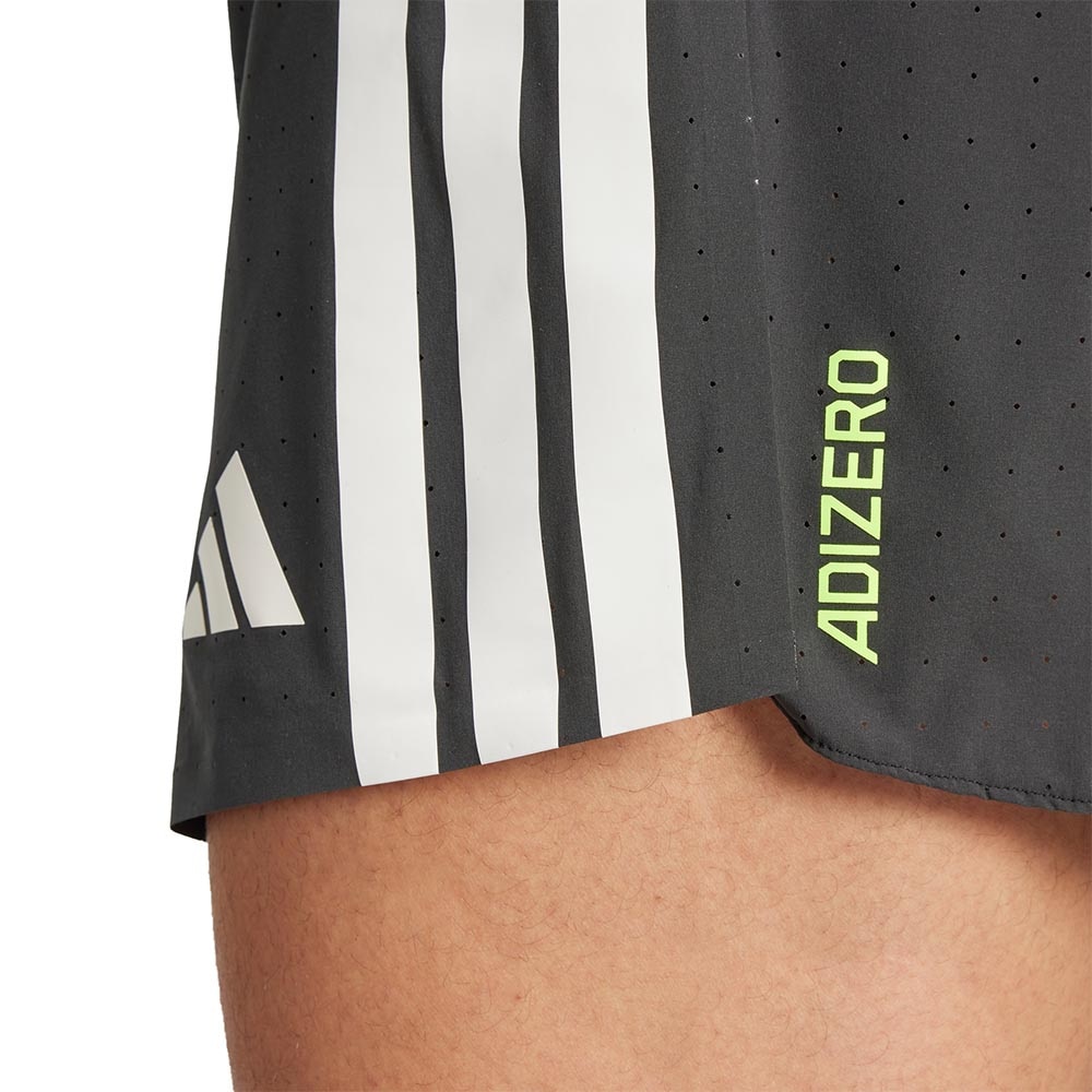 Adidas Adizero Split Løpeshorts Herre Sort/Hvit