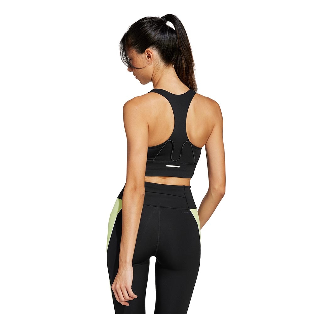 Adidas Run Pocket Medium Support Sports-BH Sort